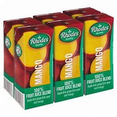 Rhodes 100%Juice Mango (6x200ml)