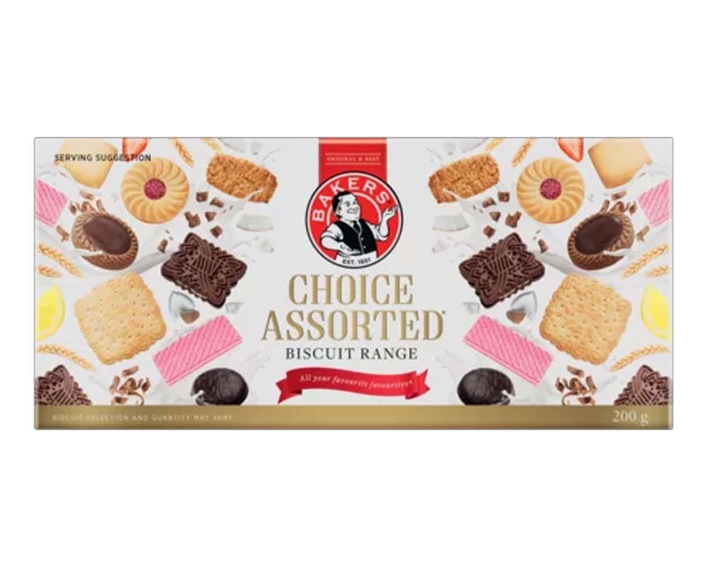 Bakers Choice Assorted Biscuits (1x200g)
