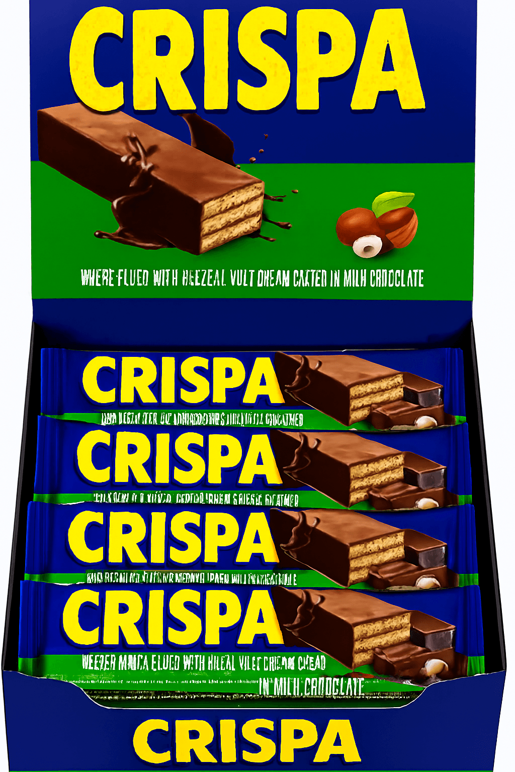 Crispa Wafer Hazelnut Min (24x30g)