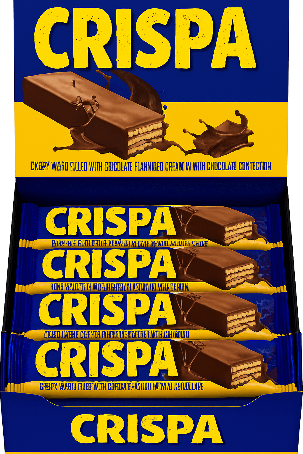 Crispa Wafer Milk Chocolate (24x30g)