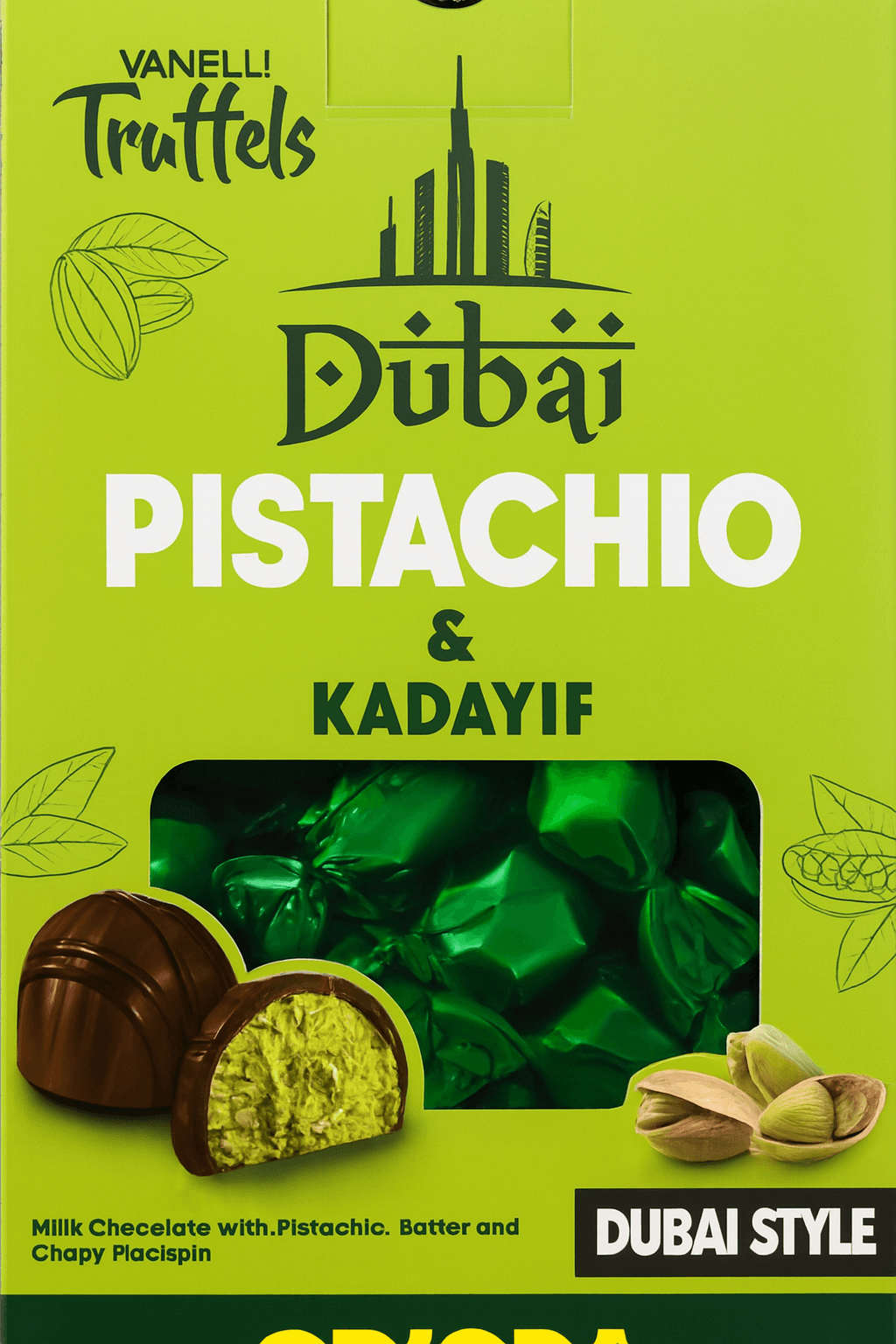 Dubai Pistachio & Kadayif (1x1kg–100s)