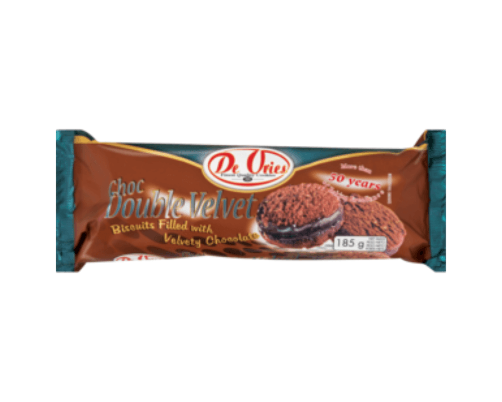De Vries Choco Double Velvet (12x185g)🍫