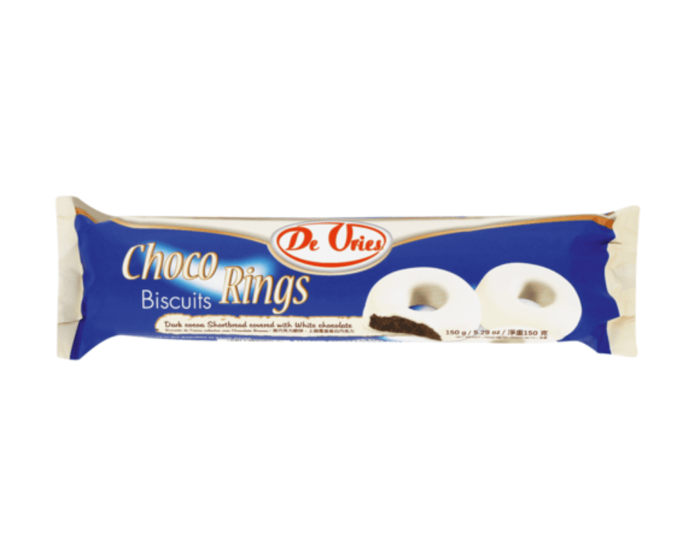 De Vries White Choco Rings (12x150g)🍫
