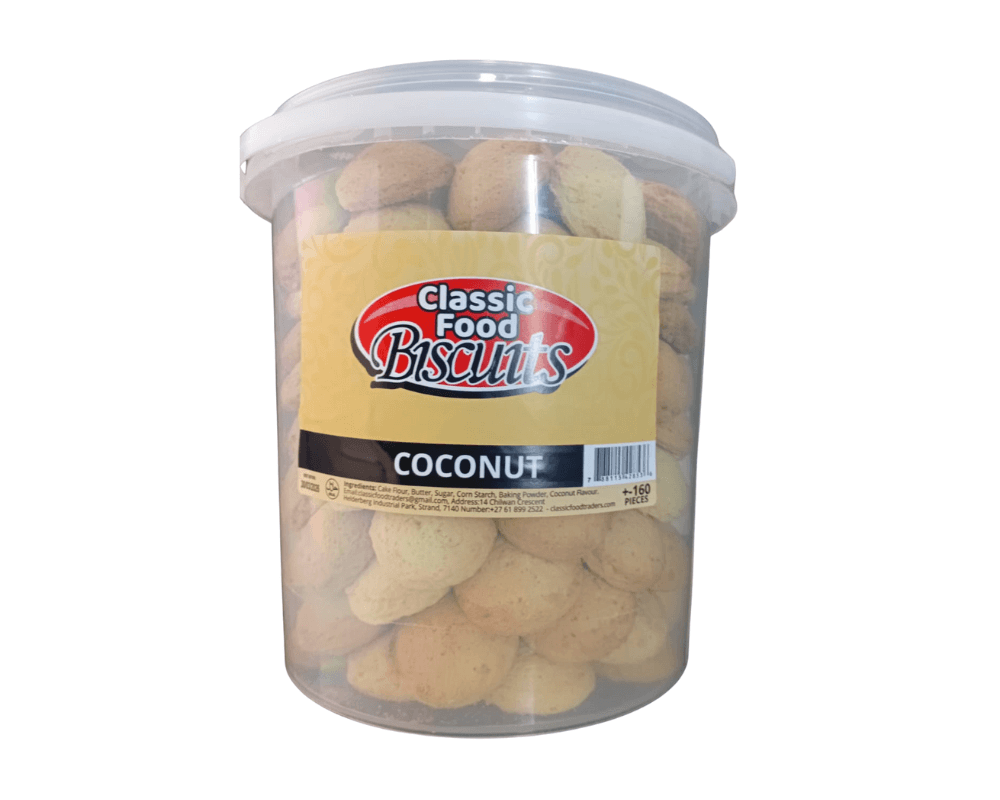 Classic Foods Bucket Coconut Biscuit (1x160pcs+)