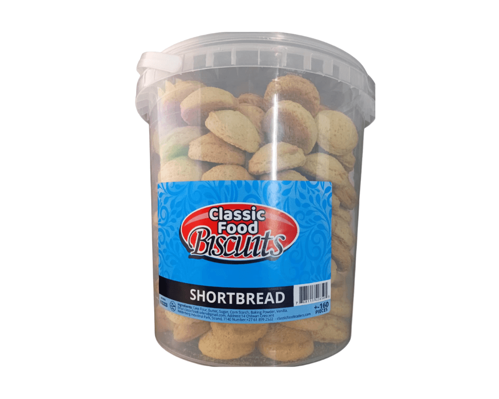 Classic Foods Bucket ShortBread Biscuit (1x160pcs+)