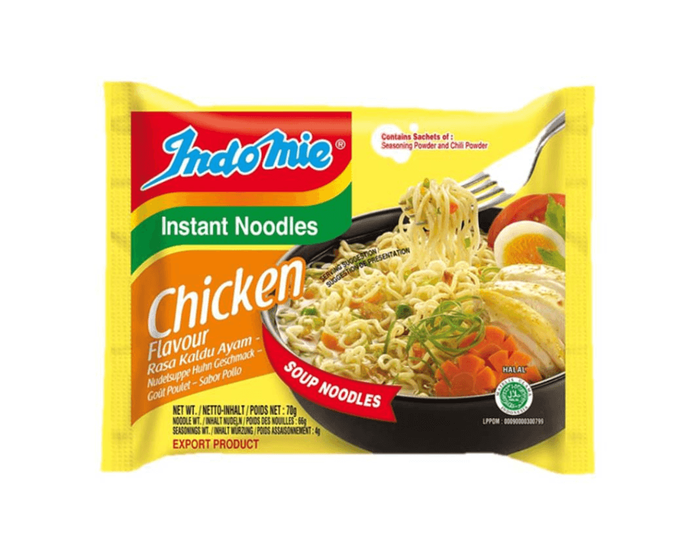 Indomie Noodles Chicken Flavour (40x80g)