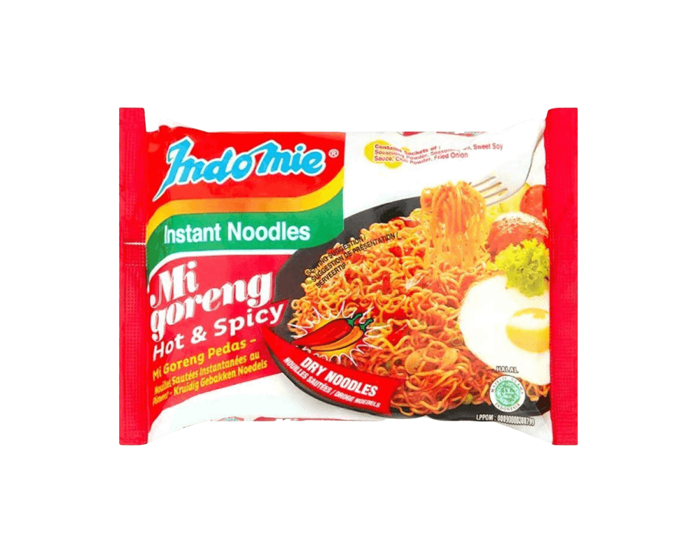 Indomie Hot And Spicy Noodles (40x80g)