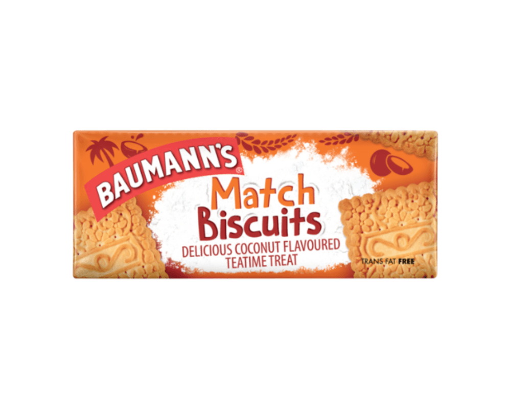 Baumanns Match Biscuit coconut flavour (12 x 180g)