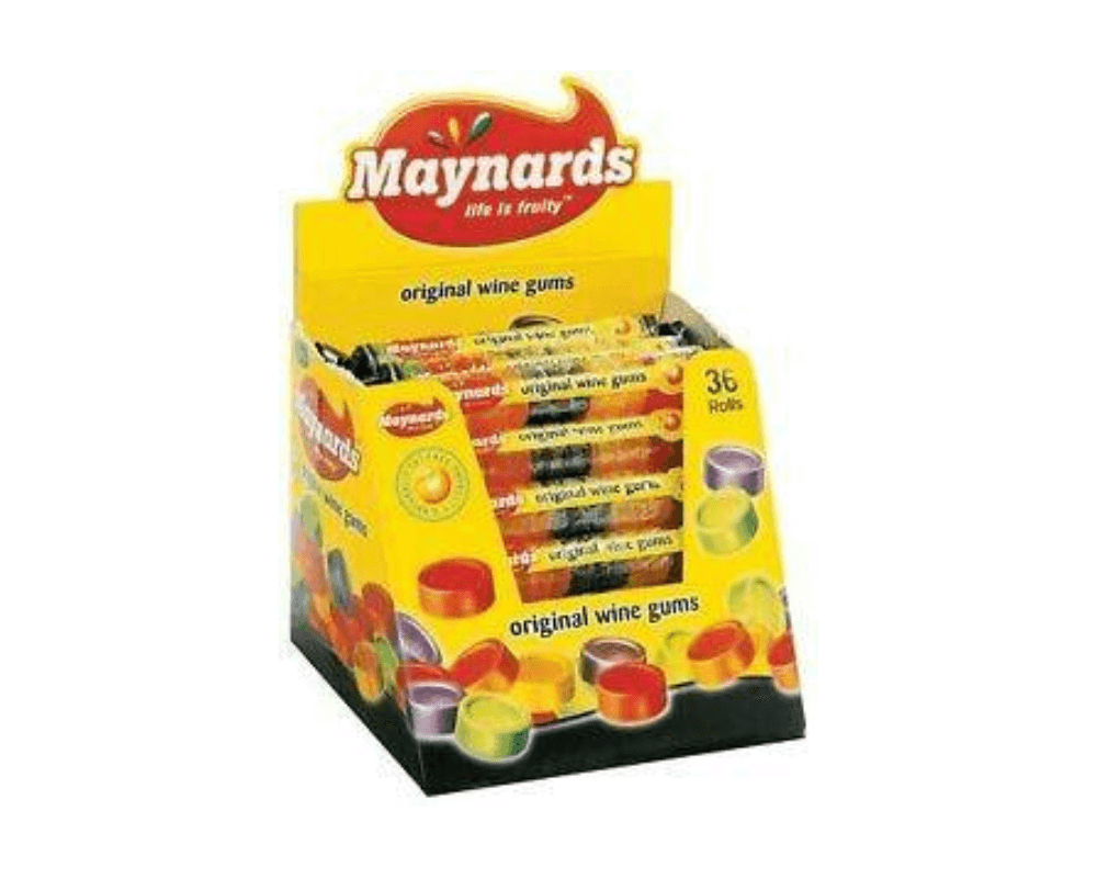 Maynards Wine Gum Rolls Original ( 36x39g)