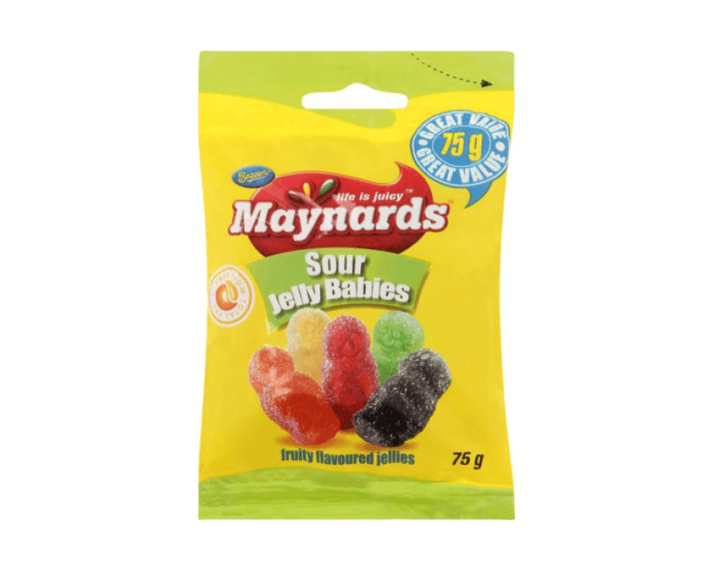Maynards Sour Jelly Babies (24x60g)