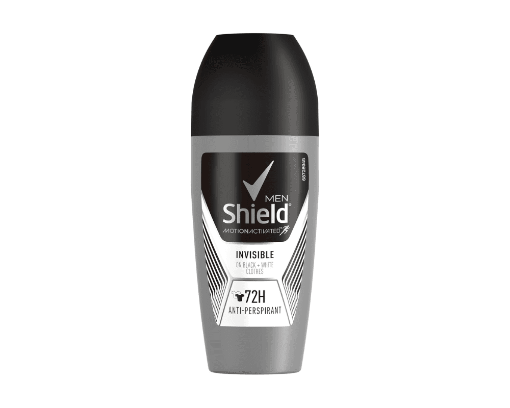 Shield Men Black White Fresh Roll-On (6x50ml)