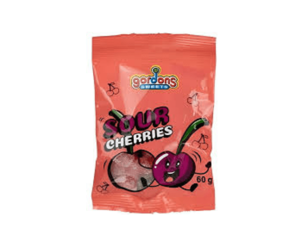 Gordons Sweets Sour Cherries (24x60g)