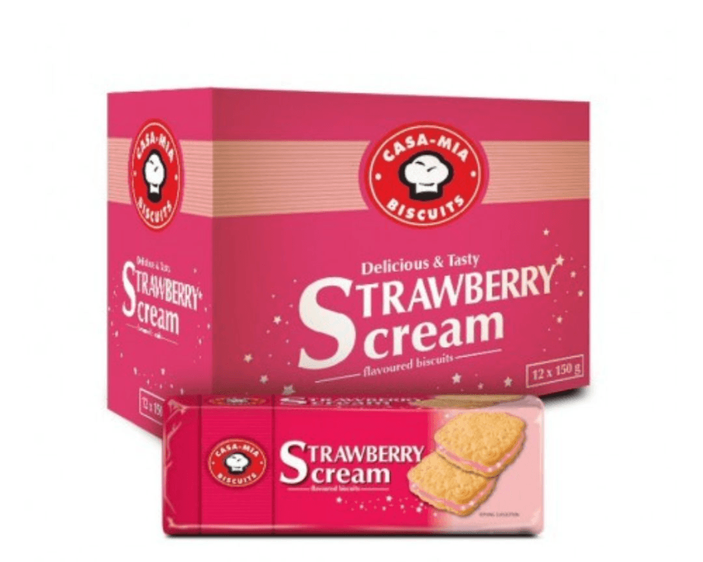 Casa Mia Strawberry Creams (12x150g)