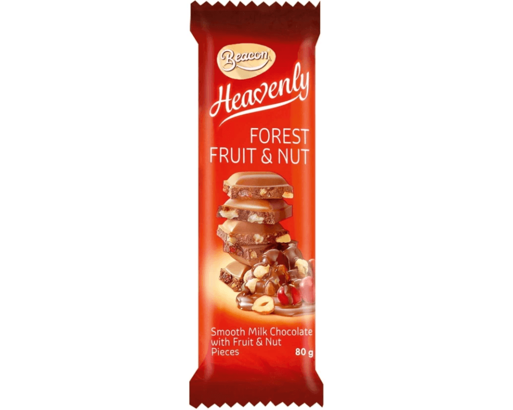 Beacon Slab Forest Fruit & Nut (12x80g)