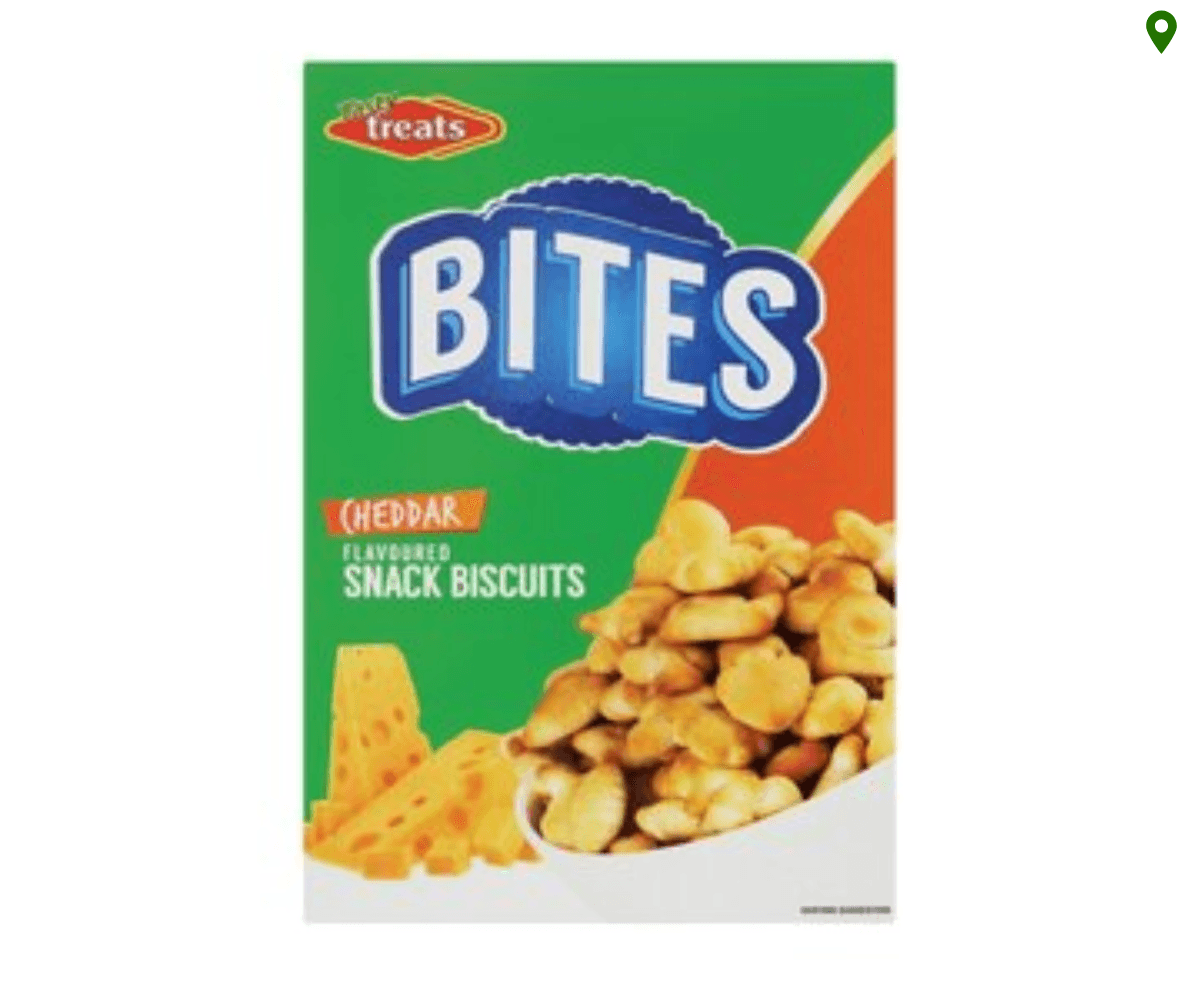 Tasty Treats Bites Cheddar (1x150g)